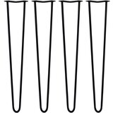 Monster 4 x 28" sponke za lase - 2 kraka - 12 mm - črne, (5000151852) | Shoptok.si