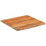 Stolna ploča 80x80x2 5 cm četvrtasta od bagrema sa živim rubom | shoptok.hr