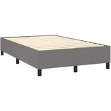  Box spring postelja z vzmetnico temno siva 120x200 cm blago, (20901069) | Shoptok.si
