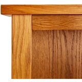  Knjižna omara 3-nadstropna 70x22,5x82 cm trdna hrastovina, (20622441) | Shoptok.si