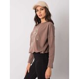 RUE PARIS Blouse-RV-BZ-7200.30P-brown | Shoptok.si