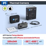 Thermal Master Termalna kamera, 320x240 ločljivost, združljiva z iOS in Android, P1 Termalna kamera, (5000159423) | Shoptok.si