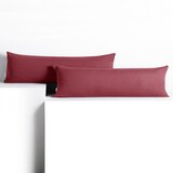 DecoKing Jastučnica za valjkasti jastuk Amber 20x145 cm, roza Slike