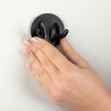 Wenko 24834100 - Brisač od bambusa 24,5x17 cm, nerđajući čelik/crna/braon | Eponuda.com