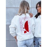 DStreet Bluza damska HEARTBEAT biała