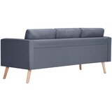  Set dvosjeda i trosjeda od tkanine tamnosivi | shoptok.hr