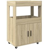 Barska kolica boja hrasta 60x39,5x89 cm od konstruiranog drva | shoptok.hr