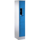 Wolf omara za perilo, vxšxg 1800 x 350 x 500 mm, 5 predelkov, svetlo siva / svetlo siva | Shoptok.si