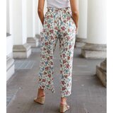UR/CEO White floral wide pants Vertemate | Shoptok.si
