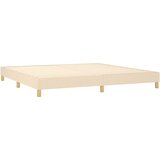  box spring s madracem LED krem 200x200 cm od tkanine | shoptok.hr