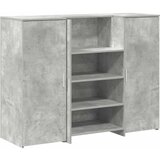 Maison Chic Sprejemna miza - Računalniška miza - pisarniška miza betonsko siva 135x50x103,5 cm inženirski les, (21785294) | Shoptok.si