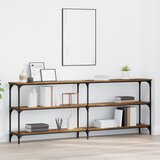 vidaXL Konzolna Miza Stari Les 200x29x75 cm Obdelan Les | Shoptok.si