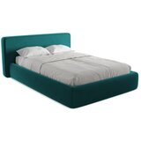 Makamii Tirkizni tapecirani bračni krevet s prostorom za odlaganje s podnicom 140x200 cm Kiana – | shoptok.hr