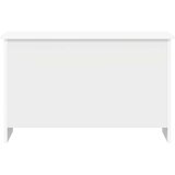  Skladišni kovčeg Bijela 80 x 40 x 50 cm Konstruirano drvo | shoptok.hr