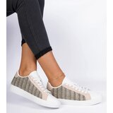 Gemre Beige women's fabric sneakers Bellisio | Shoptok.si