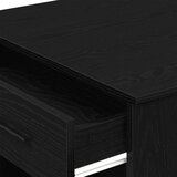 vidaXL Radni stol s ladicom i policom crni hrast 102x62x77,5 cm | shoptok.hr