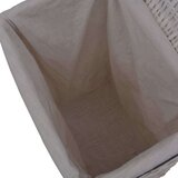 vidaXL Složiva košara za rublje bijela od vrbe | shoptok.hr