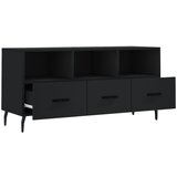 TV ormarić crni 102 x 36 x 50 cm od konstruiranog drva | Eponuda.ba