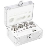 Kern Set utega 354-056, OIML klasa M2, nazivna vrijednost 1 g - 500 g, gumb, fino tokareni nehrđajući čelik, u aluminij Cijene