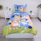 Jerry Fabrics Enojna bombažna otroška posteljnina 140x200 cm Bluey – | Shoptok.si