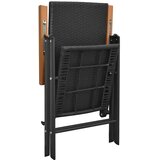  3-dijelni vrtni blagovaonski set crno-smeđi | shoptok.hr