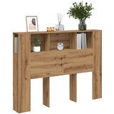 vidaXL Uzglavni ormarić Artisan hrast 140x18,5x102,5 cm izrađeno drvo | shoptok.hr