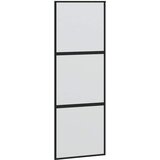  Klizna vrata s priborom crna 76 x 205 cm kaljeno staklo | shoptok.hr