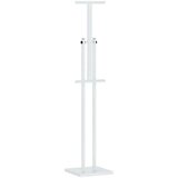  Stalci za sajmove 2 pcs Bijelo 26.5 x 26.5 x 127 cm Željezo Slike