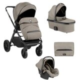 Kikka Boo kolica TIFFANY beige premium set 3in1 sa tvrdom korpom i autosedištem I-TRAIL I-SIZE black Cene
