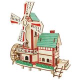  Čarolijashop 3d drvena slagalica - Srećna vetrenjača ( 207) | ePonuda.com