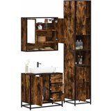 vidaXL 3-dijelni set kupaonskog namještaja boja hrasta drveni | shoptok.hr