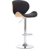  Barski stolček črno umetno usnje, (20817383) | Shoptok.si