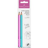 Faber-Castell Grafitni svinčnik Grip Jumbo Sparkle, 2 kosa Cene