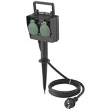 sygonix SY-5231004 vrtna utičnica 2-struki crna, standardno zelena dječja zaštita | Eponuda.ba