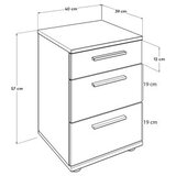 Hanah home noćni ormarić Kmd-530-Bb-1 | Eponuda.com