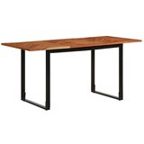 vidaXL Jedilna miza 160x80x75 cm masivni les akacija | Shoptok.si
