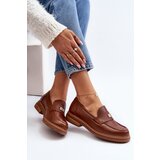 Zazoo Women's Loafers On The Platform Laura Messi 2392 Dark Gold | shoptok.hr