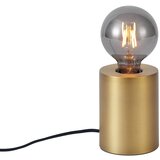 QAZQA Moderna namizna svetilka medenina 13 cm - Cylinder | Shoptok.si