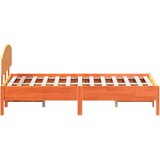  Okvir kreveta bez madraca voštano smeđi 140x190 cm od borovine | shoptok.hr