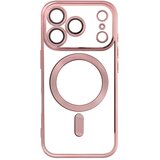  Futrola Electro Mag Cover za IPHONE 17 Pro (celi prsten) roze-zlatna | ePonuda.com
