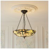 Endon 111869 - Luster na lancu Tiffany ASHTON 3xE27/10W/230V prečnik 45 cm Cene