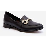 Zazoo 2880 Women's Leather Moccasins with Decoration Black Cene