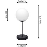  Stona lampa MOON 1xE27/15W/230V crna | Eponuda.com