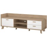 Tvilum Bijela/u prirodnoj boji TV komoda u dekoru hrasta 182x62x51 cm Ikast – | shoptok.hr