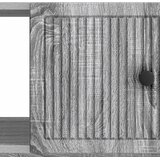  Kava Stol Siva sonoma 90 x 50 x 40 cm Konstruirano drvo | shoptok.hr