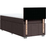  Krevet s oprugama i madracem tamnosmeđi 80x200 cm od tkanine | shoptok.hr