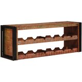  Stalak za vino Smeđa 120 x 45 x 33 cm Čvrsto reciklirano drvo | shoptok.hr