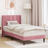 Krevetna konstrukcija Ružičasta 100 x 200 cm Baršun | shoptok.hr