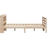  Okvir kreveta s uzglavljem 120x190 cm od borovine | shoptok.hr