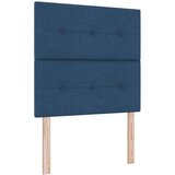  Postelja z vzmetnico z vzmetnico Modra 80 x 200 cm blago, (5000128642) | Shoptok.si